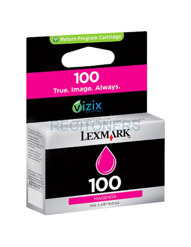 LEXMARK S/305/405/505/605 PRO/205/705/805/905 Cartucho de tinta Magenta Retornable nº100XL