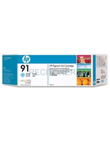 Consumible Gran Formato C9470A HP - HP CARTUCHO GF CIAN CLARO Nº91 775ML DESIGNJET/Z6100