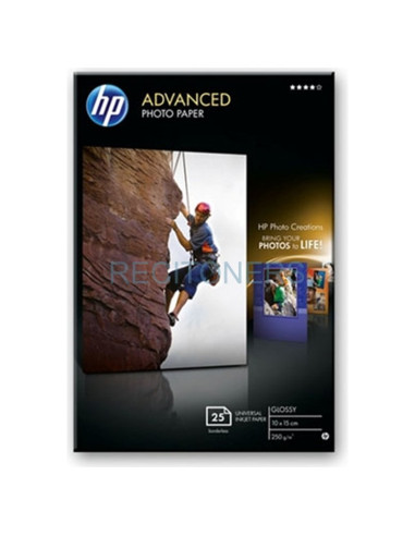 Papeleria Q8691A HP - HP PAPEL INKJET FOTOGRAFICO SATINADO 10X15 250GR 25 HOJAS PHOTOSMART/A610 DESKJET/1000