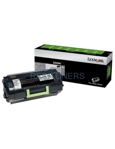 Lexmark 520HN Cartucho Corporativo alto rendimiento (25.000 pag.)