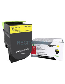Lexmark CS/CX 317 Cartucho de toner amarillo