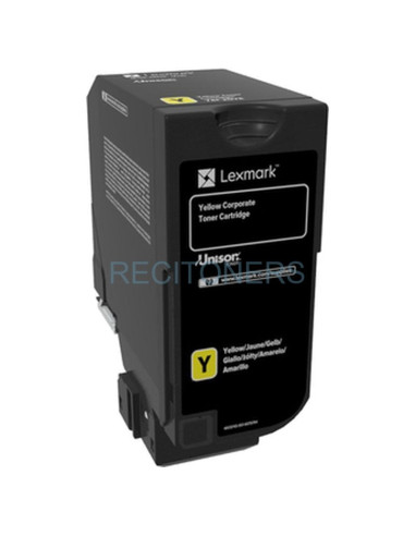 Lexmark CS720, CS725, CX725 Cartucho Corporativo amarillo (3 000 paginas)