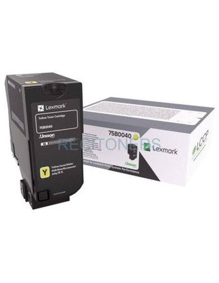 Lexmark CS/CX 727, CS728 Cartucho de toner amarillo