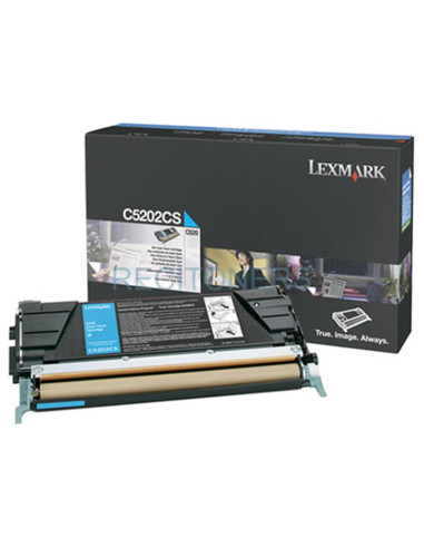 Lexmark C520, C530 Cartucho toner cian (1,5K)