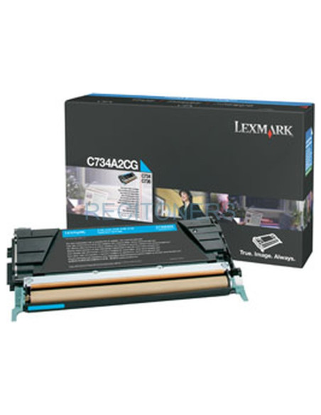 Lexmark C73x, X73x Cartucho de toner cian (6K)
