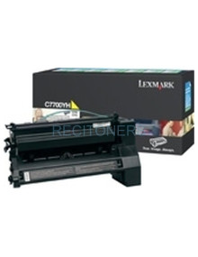 LEXMARK C-770/772 Cartucho Amarillo Alto Rendimiento Retornable