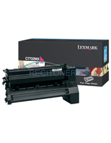 Lexmark C772 Cartucho impresion magenta Extra Alto Rendimiento (15K)