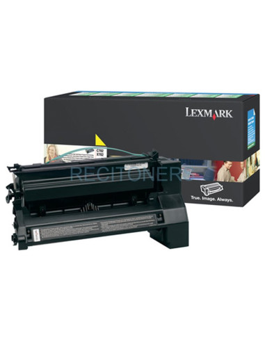 LEXMARK C-782/X-782 Cartucho de impresion Amarillo retornable (15.000 pag)