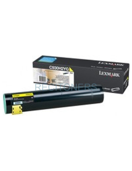 LEXMARK Toner C-935 Amarillo Alto rendimiento
