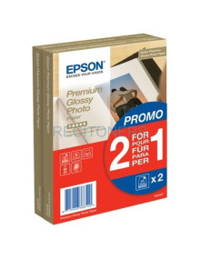 Papeleria C13S042167 EPSON - EPSON PAPEL PREMIUM GLOSSY PHOTO 255 GR, 10 X 15CM, 40H. PROMOCIÓN 2X1