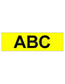 Toner TZ611 BROTHER - BROTHER TZ-611 - CINTA PARA IMPRESORA - AMARILLO / NEGRO - 6 MM