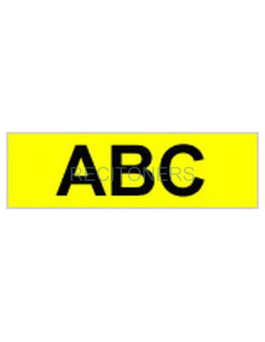 Toner TZ611 BROTHER - BROTHER TZ-611 - CINTA PARA IMPRESORA - AMARILLO / NEGRO - 6 MM