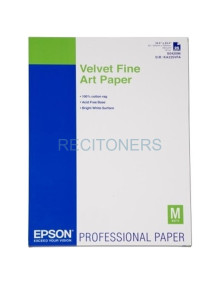 Papeleria C13S042096 EPSON - Epson GF Papel Velvet Fine Art. A2, 25h, 260g/m2