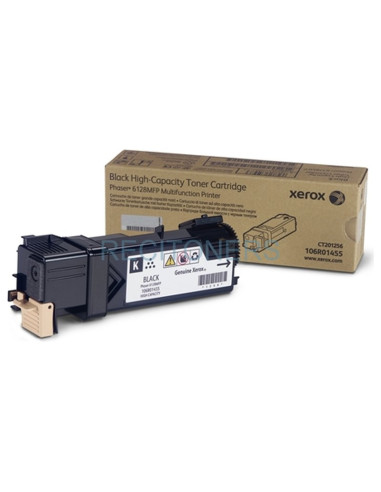 Toner 106R01455 XEROX - Xerox Phaser 6128MFP Cartucho de tóner negro de capacidad normal (3100 páginas)