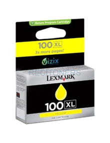 Cartucho de tinta 14N1071E LEXMARK - LEXMARK CARTUCHO AMARILLO Nº100XL 600 PAG. RETORNABLE S/305/405/505/605 PRO/205/705/805/905