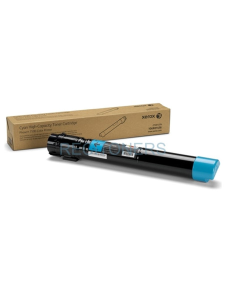 Toner 106R01436 XEROX - Xerox Phaser 7500 Cartucho de tóner cián de gran capacidad (17800 páginas)