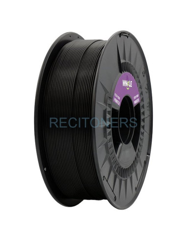 WINKLE Filamento PLA-HD 1.75mm NEGRO AZABACHE 5KG