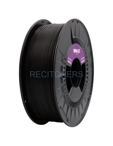 PLA-HD WINKLE 1.75 MM NEGRO CON PARTICULAS (STARDUST) 1KG