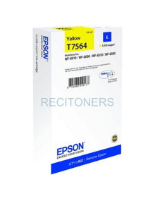 Cartucho de tinta C13T756440 EPSON - EPSON Cartucho Amarillo L 1500p WF-8xxx