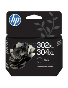 HP Cartucho de Tinta Original 302XL/304XL negro 2