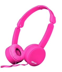 Trust Nano Auriculares Alámbrico Diadema Llamadas/Música Rosa