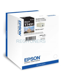 Cartucho de tinta C13T74314010 EPSON - Epson WP-M4095DN Monocromo Deposito tinta Negro 2.500 paginas