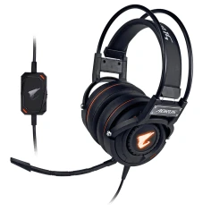 Gigabyte AORUS H5 Auriculares Alámbrico Diadema Juego Negro