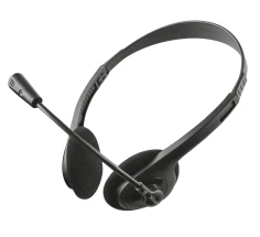 Trust ZIVA CHAT HEADSET Auriculares Alámbrico Diadema Llamadas/Música Negro