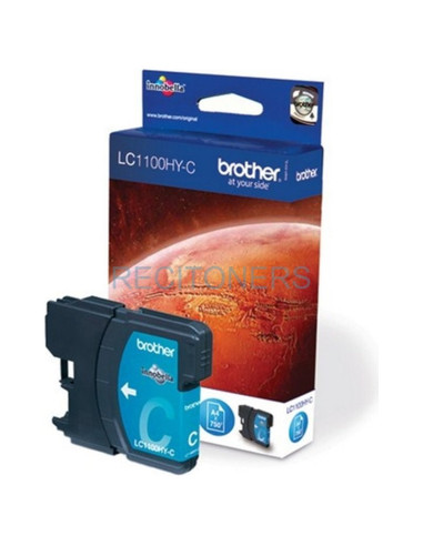 Cartucho de tinta LC1100HYC BROTHER - BROTHER TINTA CIAN MFC-6490CW - MFC-5890CN/5895CW/6490CW/6890CDW - ALTA CAPACIDAD