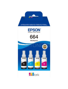 Cartucho de tinta C13T664640 EPSON - EPSON 664 EcoTank 4-colour Multipack