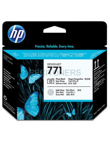 Cartucho de tinta CE020A HP - HP 771 Photo Black/Light Gray Designjet Printhead