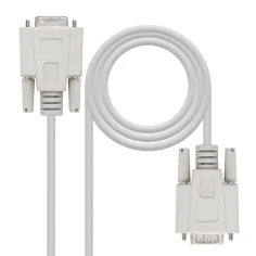 Nanocable CABLE SERIE RS232 DB9/M-DB9/H 1.8 M