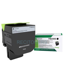 TÓNER NEGRO LEXMARK 71B2XK0 RETORNABLE (8000 PAG)