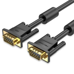 Vention Cable SVGA DAEBF/ VGA Macho - VGA Macho/ 1m/ Negro