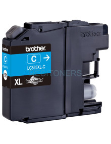 Brother LC-525XLC cartucho de tinta Original Alto rendimiento (XL) Cian