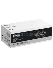 Toner C13S050710 EPSON - Epson Aculaser AL-M200DN/M200DW Toner Negro (Pack 2)