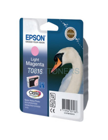 Epson T0816 cartucho de tinta 1 pieza(s) Original Alto rendimiento (XL) Magenta claro 2