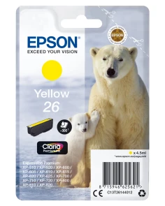 Epson Polar bear Cartucho 26 amarillo