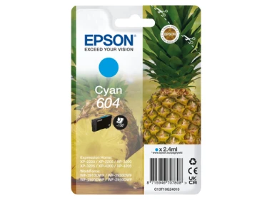 Epson 604 cartucho de tinta 1 pieza(s) Original Rendimiento estándar Cian