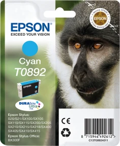 Epson Monkey Cartucho T0892 cian