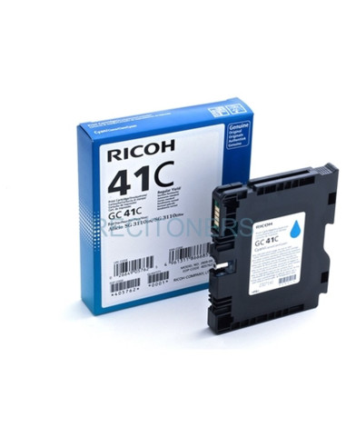 Cartucho de tinta RICOH-405762 RICOH - RICOH CARTUCHO CIAN GC-41C 2.200PAG. Alta capacidad