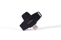 CoolBox CSI-680 lector de tarjeta inteligente Interior / exterior USB USB 2.0 Negro