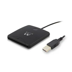 Ewent EW1052 lector de tarjeta inteligente USB 2.0 Negro