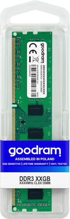 Goodram GR1333D364L9/8G módulo de memoria 8 GB 1 x 8 GB DDR3 1333 MHz