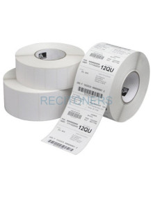 Papeleria 880191-101D ZEBRA TECHNOLOGIES - Zebra etiquetas Termicas 1000D economy uncuated 102mm x 102mm, 25mm color blanco. Caj