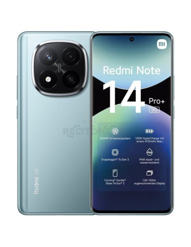 Smartphone XIAOMI XIA-SP NOTE14PP 5G 12-512 BL - Smartphone Xiaomi Redmi Note 14 Pro+ 12GB/ 512GB/ 6.67'/ 5G/ Azul