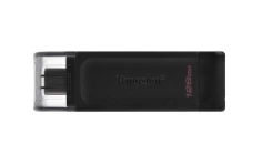 Kingston Technology DataTraveler 70 unidad flash USB 128 GB USB Tipo C 3.2 Gen 1 (3.1 Gen 1) Negro