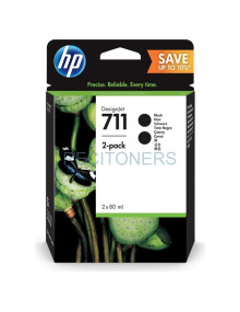 Cartucho de tinta P2V31A HP - HP Multipack 2 cartuchos de tinta CZ133A 80 ml P2V31A (711)