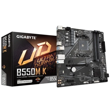 Gigabyte B550M K placa base AMD B550 Zócalo AM4 micro ATX