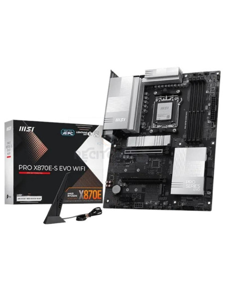 Placa base MSI 1412487 - MSI PRO X870E-S EVO WIFI placa base AMD X870E Zócalo AM5 ATX